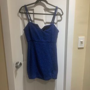 Zara blue mini dress. Size medium